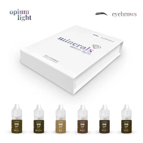AS COMPANY Mineral Eyebrow Set (Opium Light) 6pcs/6ml - BVShop