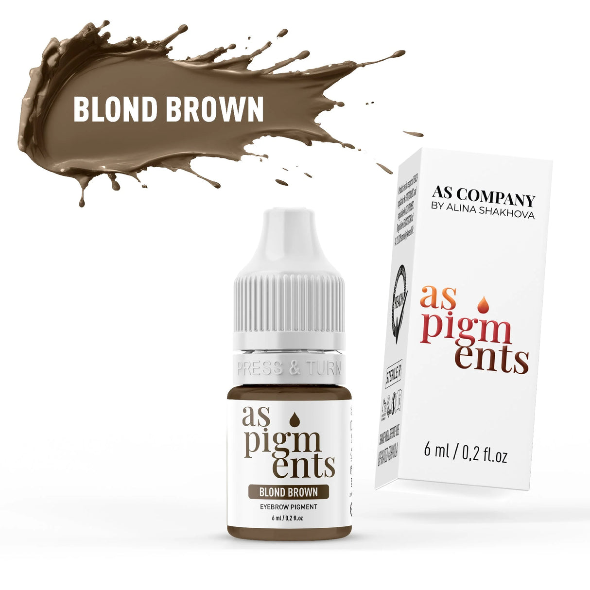 AS COMPANY Blond Braun (AS Pigmente) 6/12ml