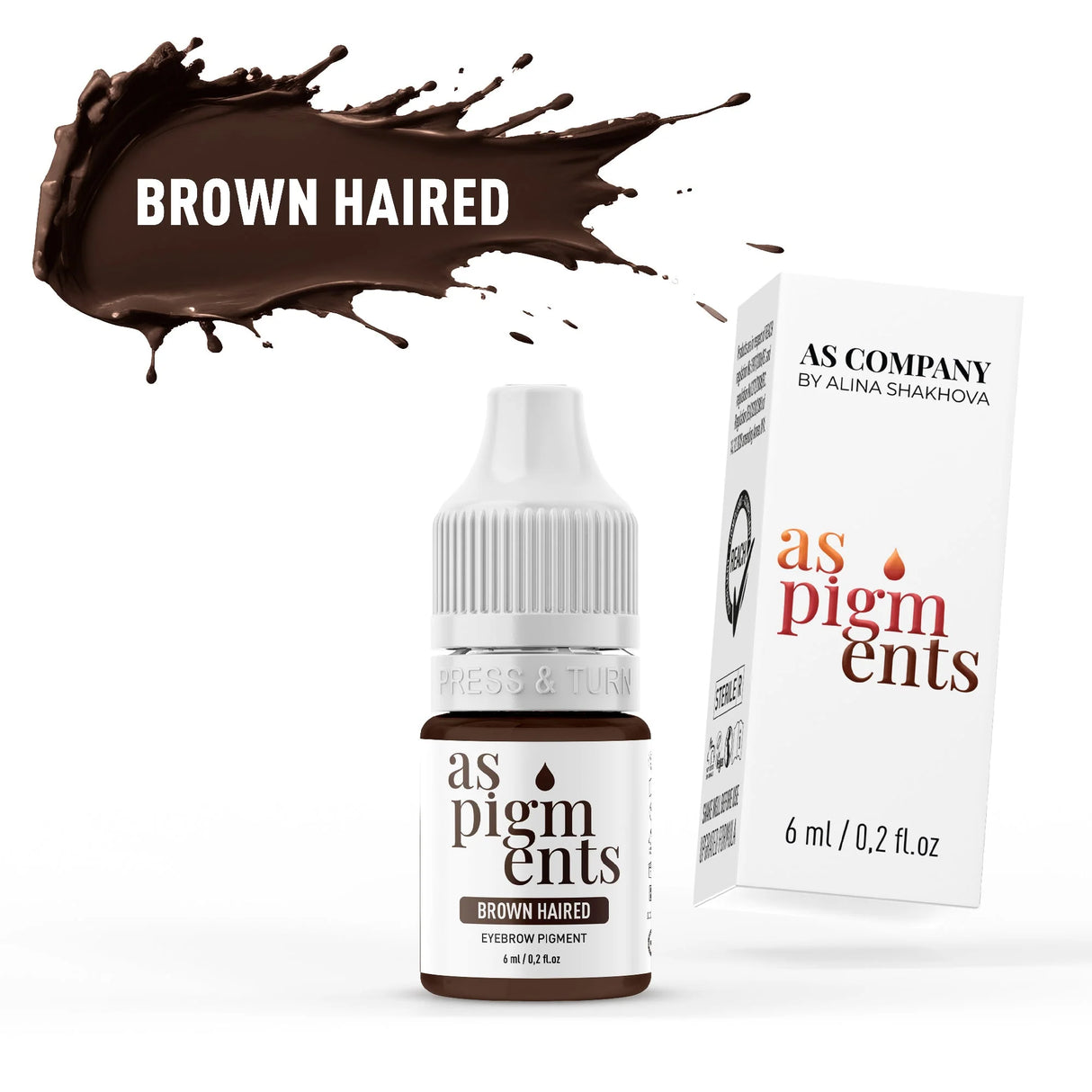 AS COMPANY Braunhaarig (AS Pigmente) 6/12ml