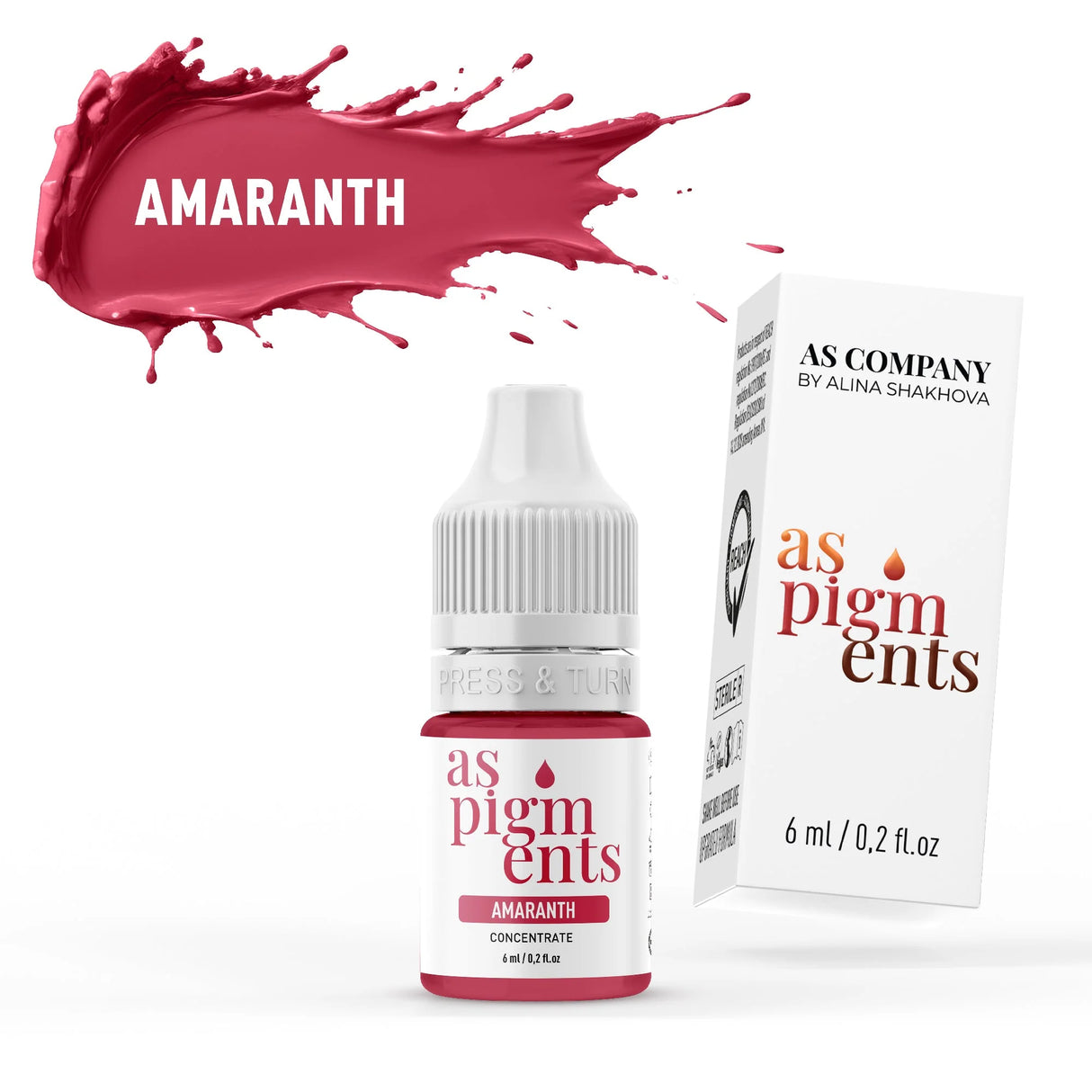 AS COMPANY Amaranth/Konzentrat (AS Pigmente) 6/12ml