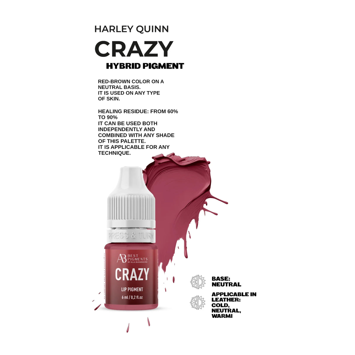 AS COMPANY Crazy (HARLEY QUINN) 6ml