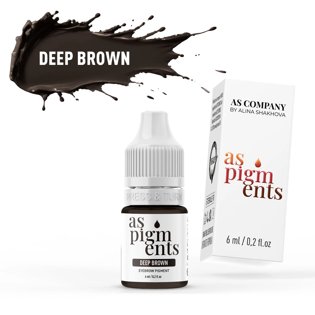 AS COMPANY Tiefbraun (AS Pigmente) 6/12ml