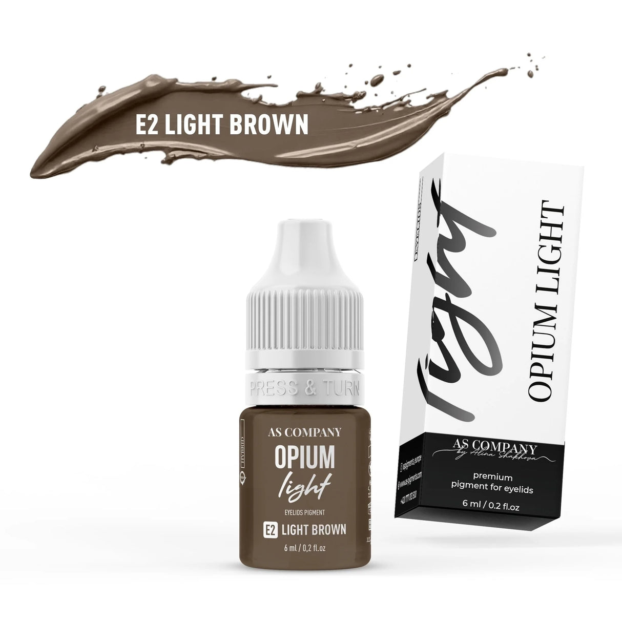 AS COMPANY Hybrid Augenlidsatz (Opium Light) 6 Stk./6ml