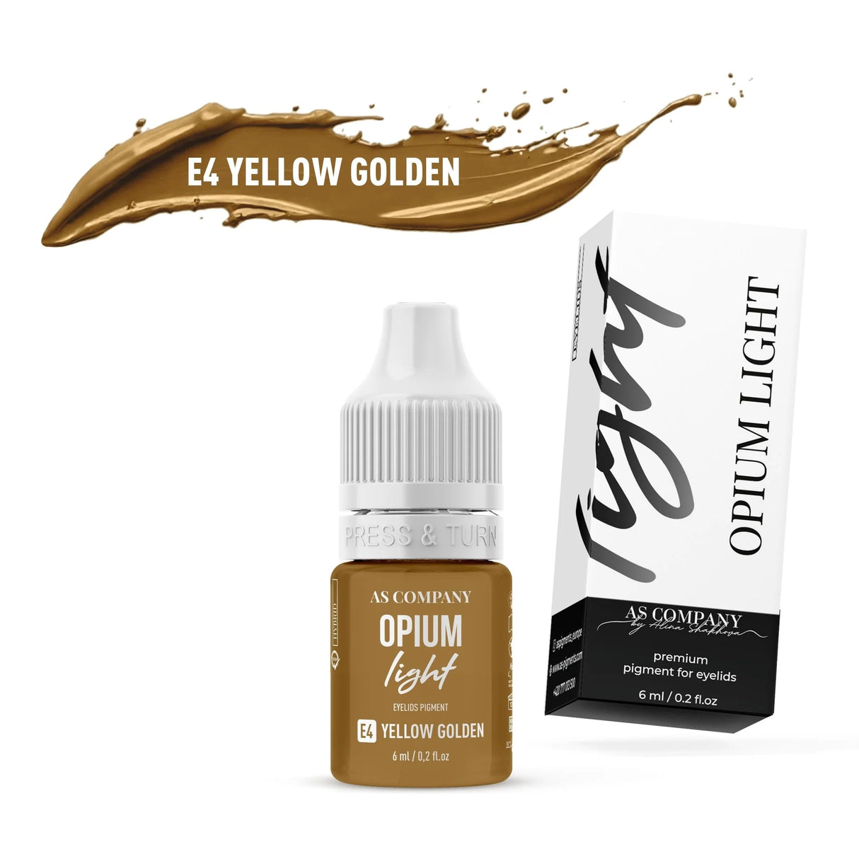 AS COMPANY Hybrid Augenlidsatz (Opium Light) 6 Stk./6ml