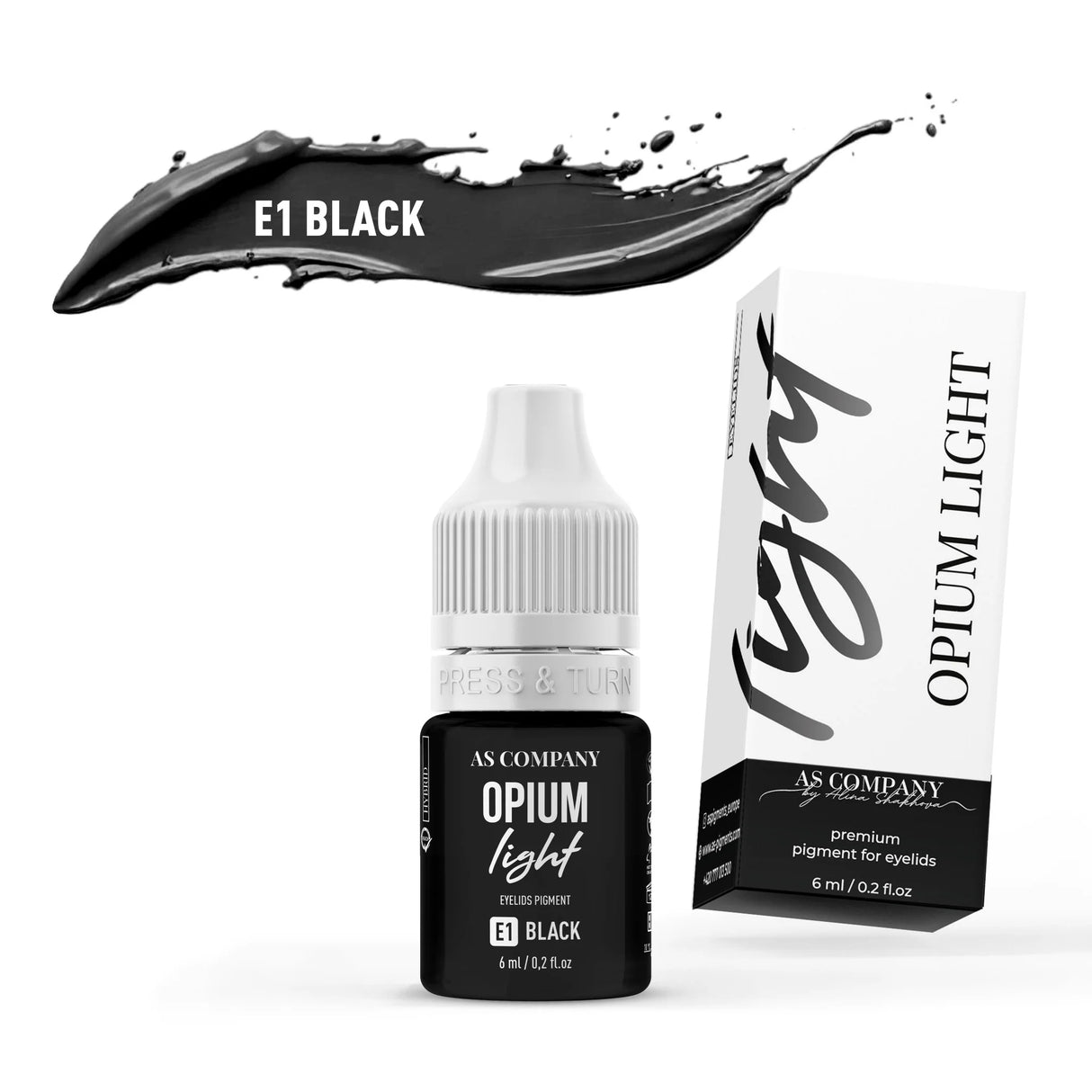 AS COMPANY Hybrid Augenlidsatz (Opium Light) 6 Stk./6ml