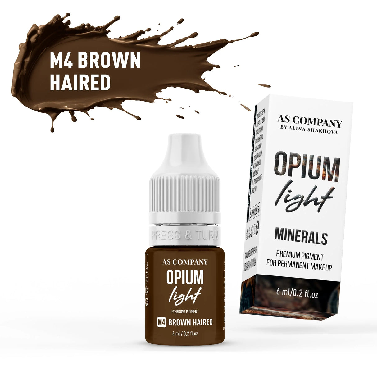 AS COMPANY M4-Braunhaariges Mineral (OPIUM LIGHT) 6/15ml