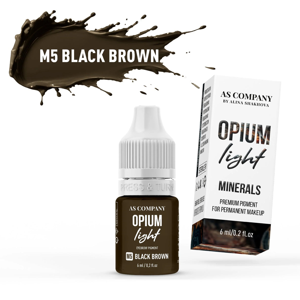 AS COMPANY M5-Schwarz Braun Mineral (OPIUM HELL) 6/15ml