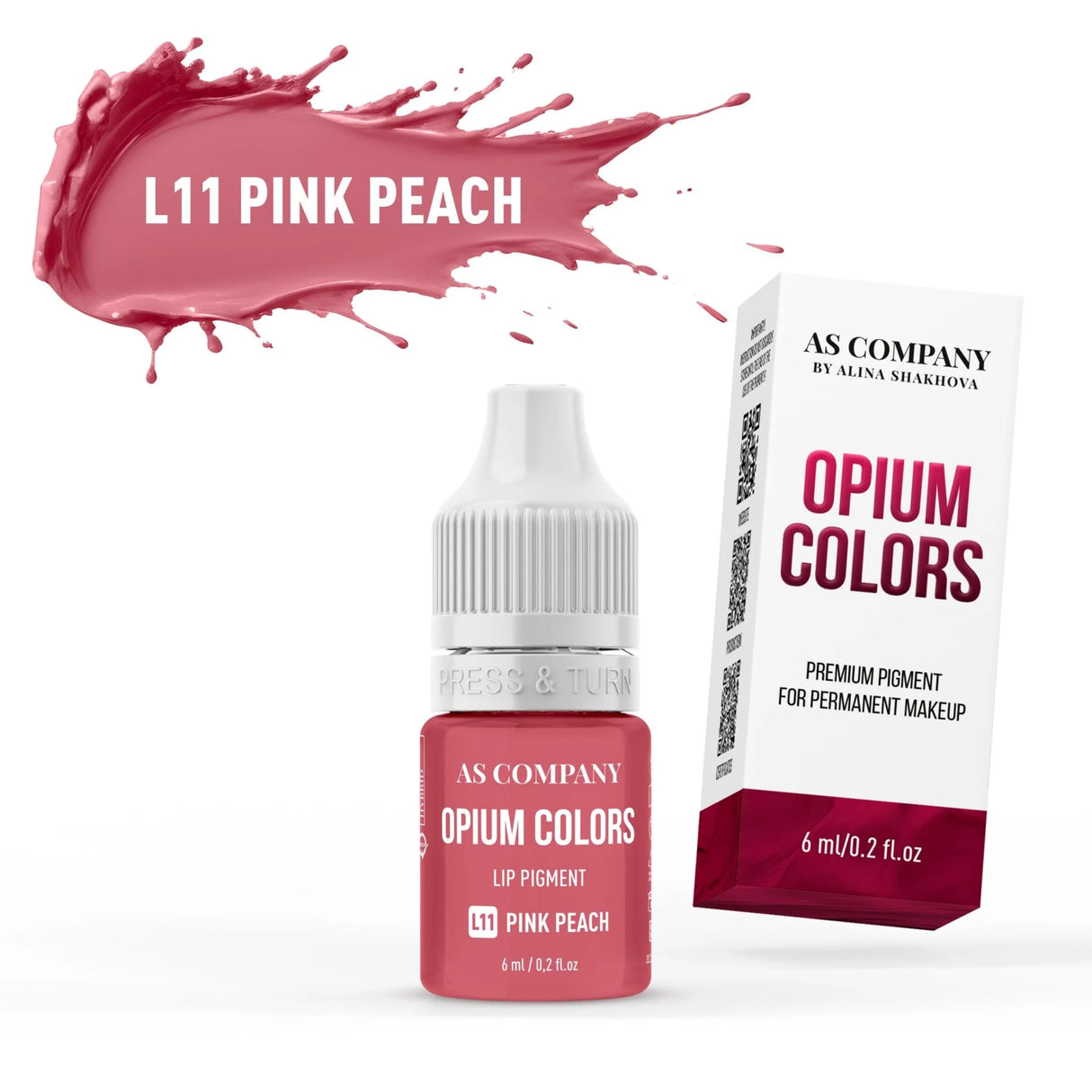 AS COMPANY L11-Rosa Pfirsich (OPIUM FARBEN) 6/15ml