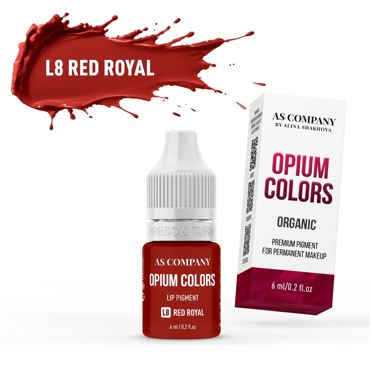 AS COMPANY L8-Rot Royal (OPIUM FARBEN) 6/15ml