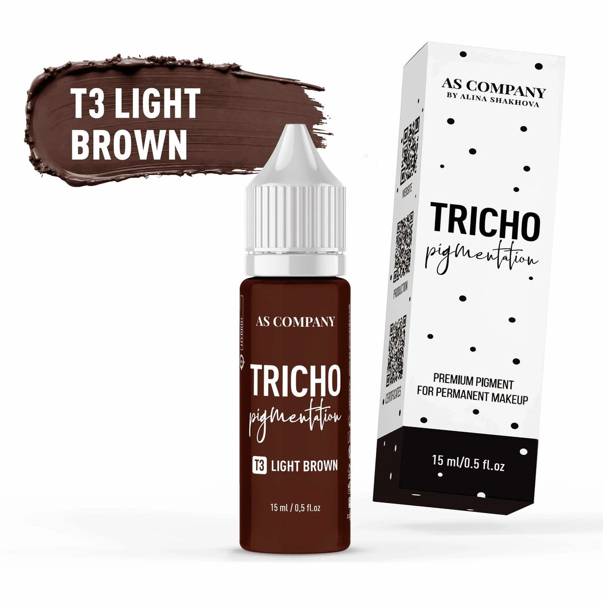 AS COMPANY T3 Hellbraun (TRICHOPIGMENTATION) 15ml