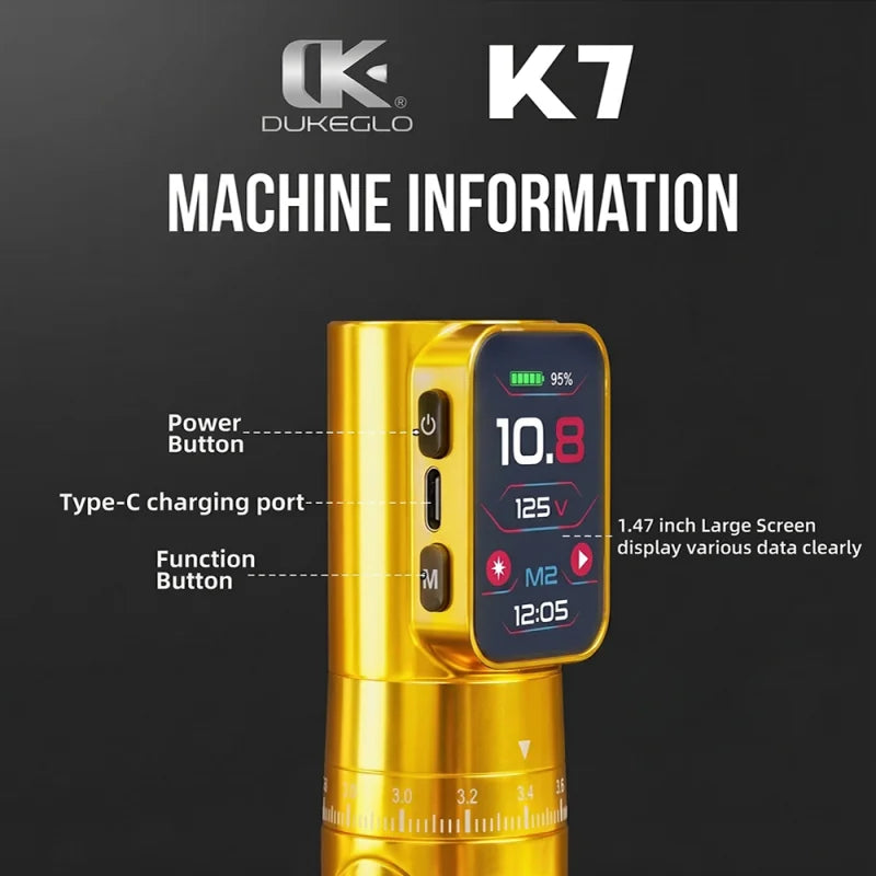 AVA K7 Wireless Tattoo Machine Kit - BVShop