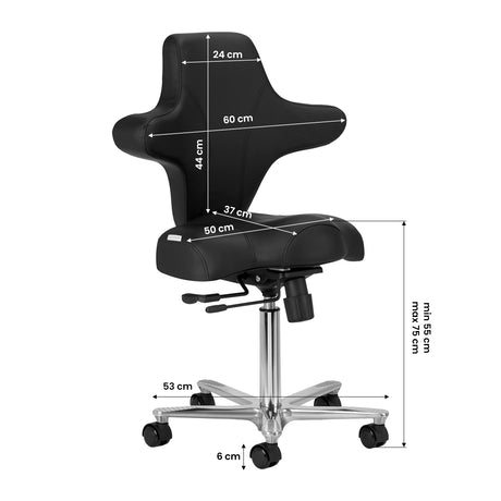 Azzurro Special 152 beauty chair black - BVShop
