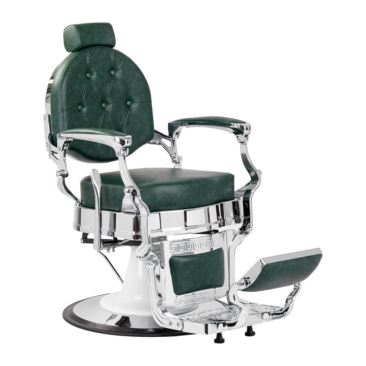 Barber chair Gabbiano President green Chrom - BVShop