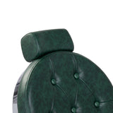 Barber chair Gabbiano President green Chrom - BVShop