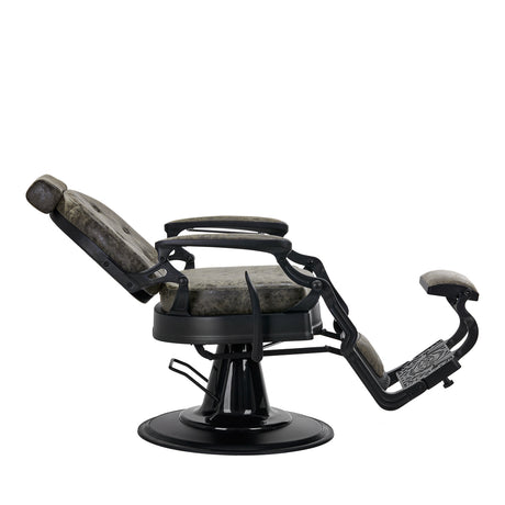 Barber chair President Old Leather Green - BVShop