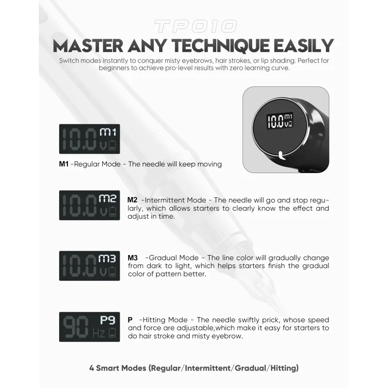 Biomaser TP010 kabelloses Machine Pen Kit