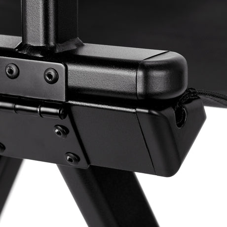 Black aluminum make-up chair - BVShop