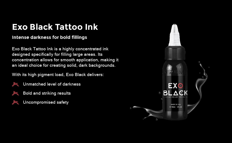XTreme Ink EXO Schwarz 240ml