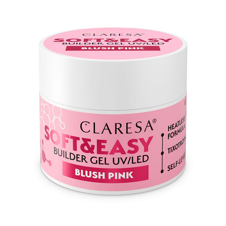 Claresa builder gel Soft&Easy blush pink 90g - BVShop