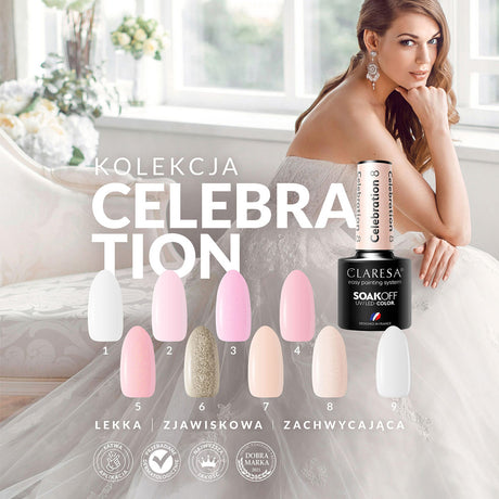 CLARESA Hybrid nail polish CELEBRATION 5 -5g - BVShop