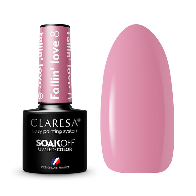 CLARESA Hybrid nail polish FALLIN "LOVE 8 -5g - BVShop