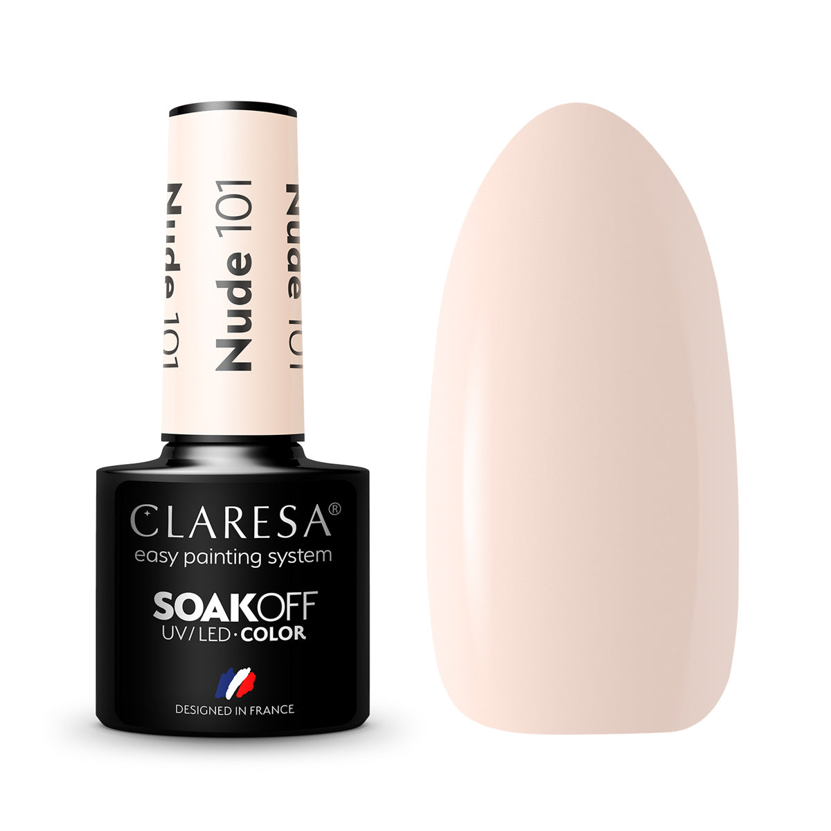 CLARESA Hybrid nail polish NUDE 101 -5g - BVShop