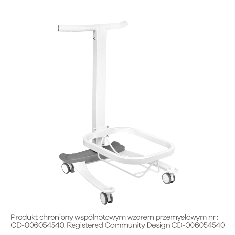 Comfort pedicure tray on wheels with lift function - BVShop