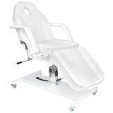 Cosmetic chair hyd. basic 210 white on wheels - BVShop