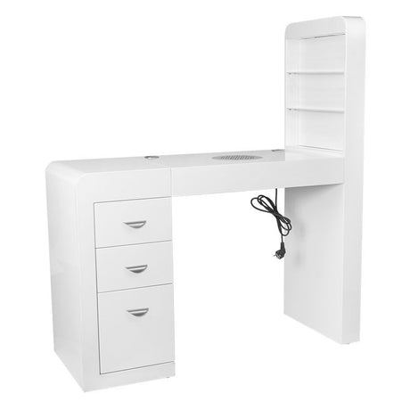 Cosmetic desk 310 white left - BVShop