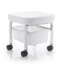 Cosmetic pedicure stool with a container - BVShop
