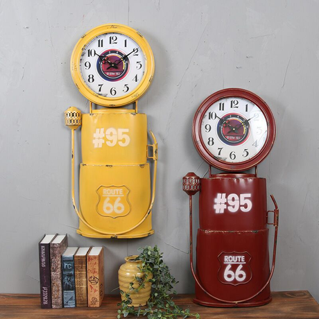 Decoration clock, distributor yellow - BVShop