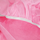 Disposable chair cover with elastic band, 10 pcs. pink - BVShop