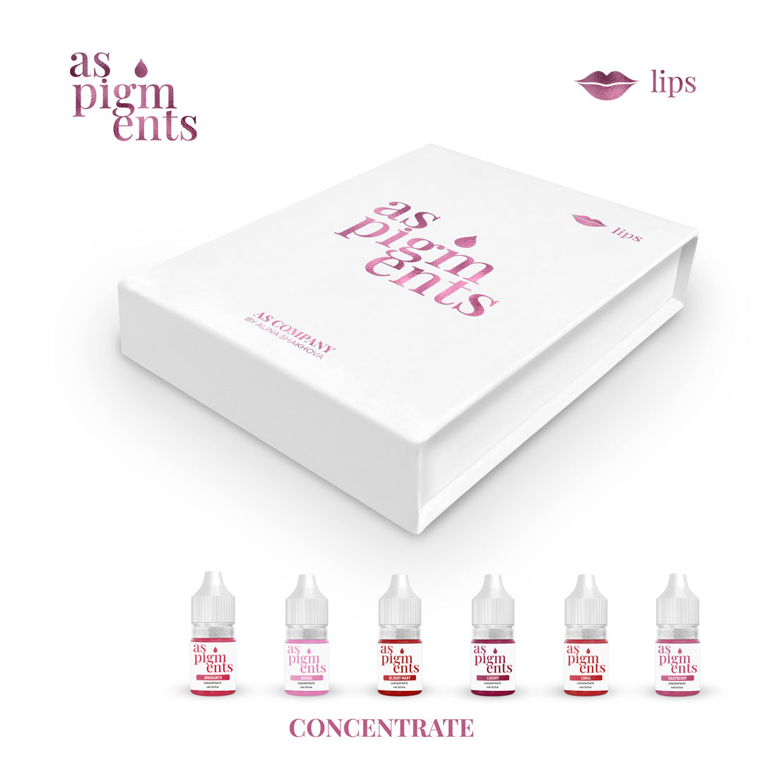 AS COMPANY Konzentrat Set (AS Pigmente) 6 Stk./6ml