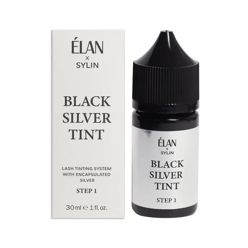 Elan Black Silver Eyelash Tint Step 1 30ml