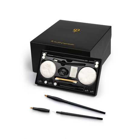 PhiBrows Blade & Shade KIT S 10pcs — Blade and Shade kit with tools arranged in front