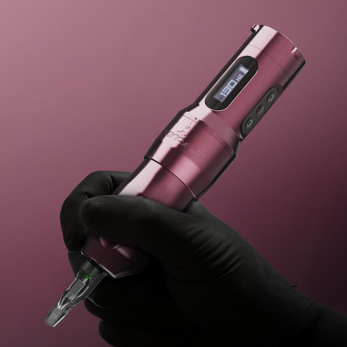 FK Irons One Adjust Tätowiermaschine mit einstellbarem Hub Pop Pink