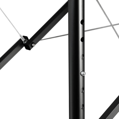 Folding massage table aluminum Activ Fizjo comfort 2 segment pink black aluminum - BVShop