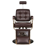 Gabbiano barber chair Boss brown - BVShop