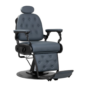 Gabbiano barber chair Francesco Black graphite - BVShop