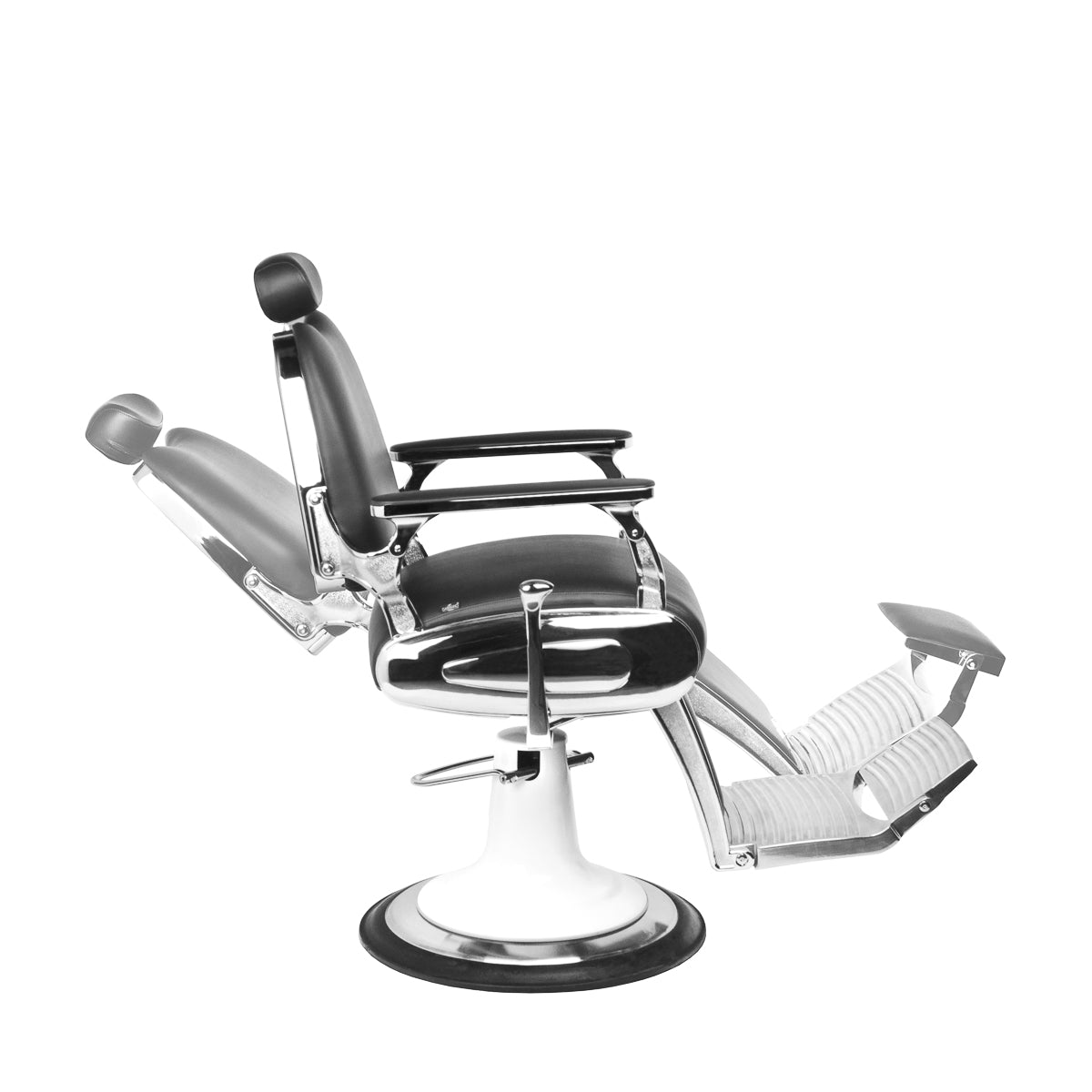 Gabbiano black moto style barber chair - BVShop
