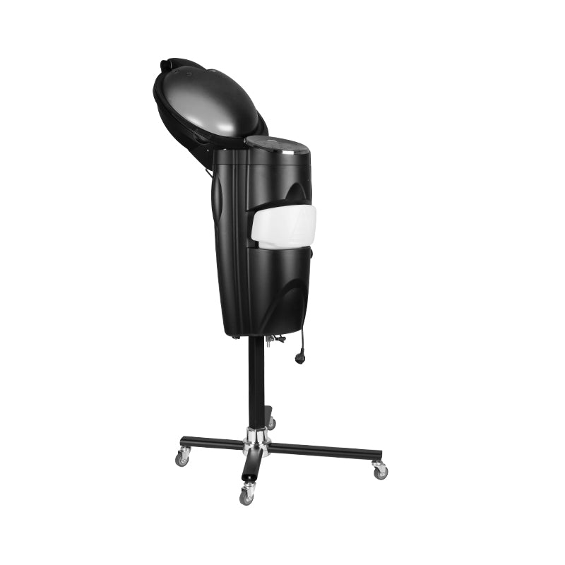 Gabbiano black standing hairdressing sauna with active ozone - BVShop