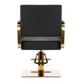 GABBIANO HAIRDRESSING CHAIR AVILA BLACK GOLD - BVShop