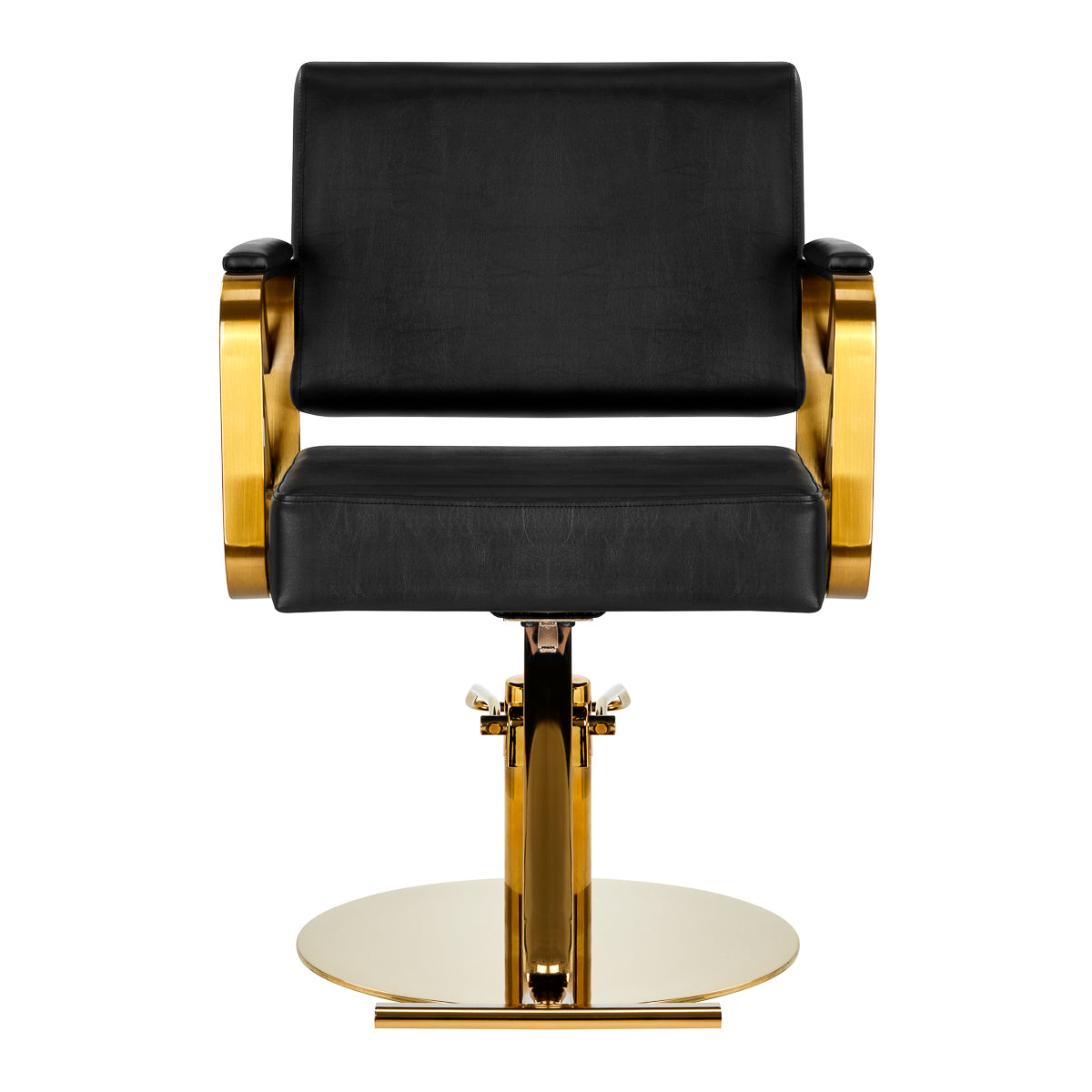 Gabbiano hairdressing chair Genua gold black - BVShop
