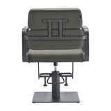 Gabbiano hairdressing chair Porto gray gray - BVShop