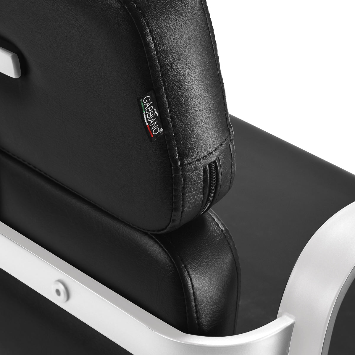 Gabbiano hairdressing chair Porto white black - BVShop