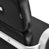 Gabbiano hairdressing chair Porto white black - BVShop