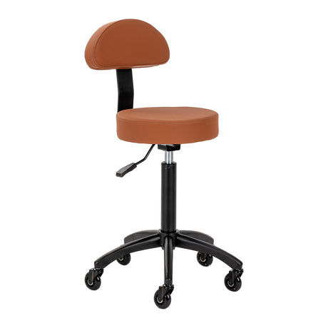 Gabbiano hairdressing stool D026 brown - BVShop