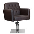 Gabbiano hamburg brown hairdressing chair - BVShop