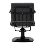 Gabbiano Katania Loft Old Leather hairdressing chair black - BVShop