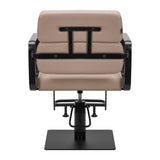 Gabbiano Porto-BM hairdressing chair black beige - BVShop